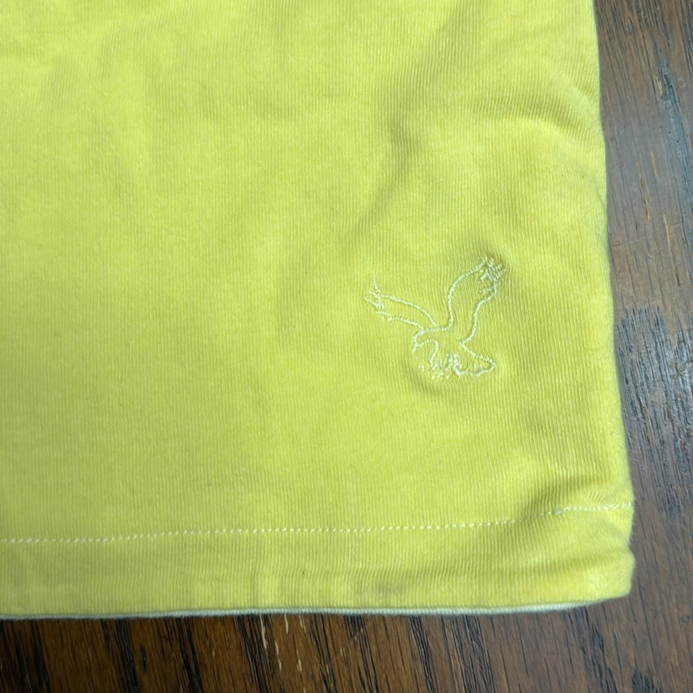 Pink Gap Floral Halter & Yellow American Eagle Tube Top Lot (sz S/Xs) - Picture 4 of 6